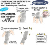 [Limited Edition] Secret 5-Toe Socks: Advanced Summer Comfort